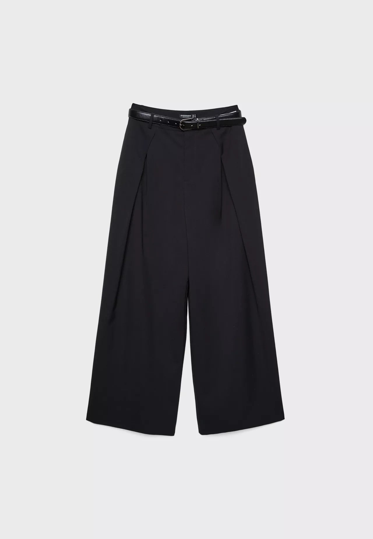 Maxi Dart Black Pleated Pants
