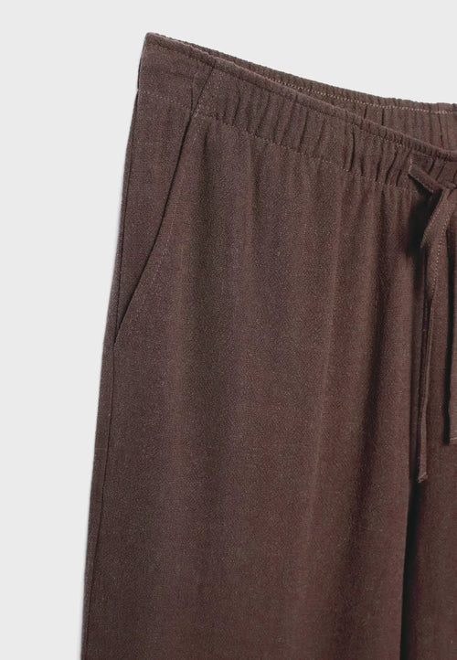 Ease Linen Straight-Leg Trouser
