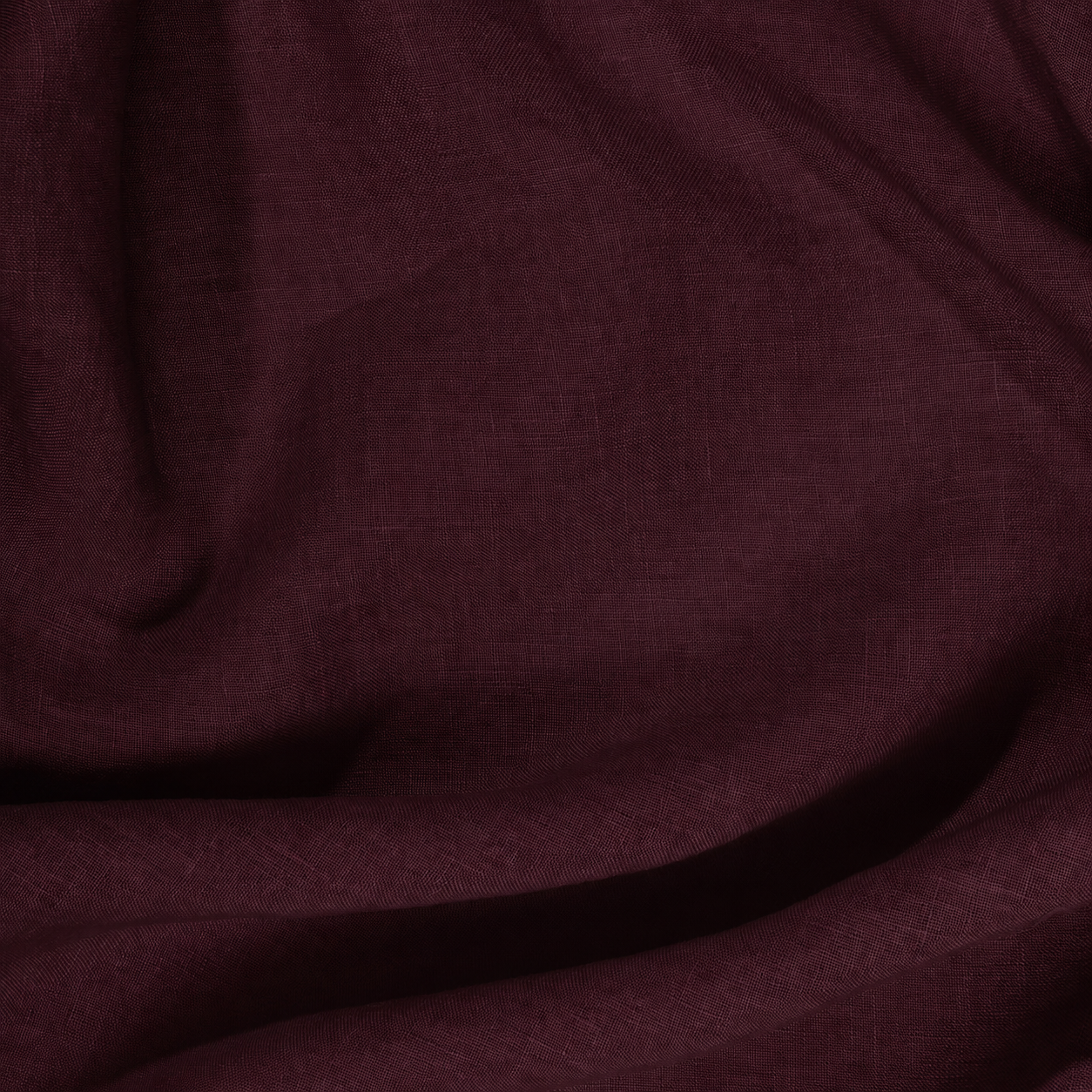 Oversized Burgundy Linen Shirt