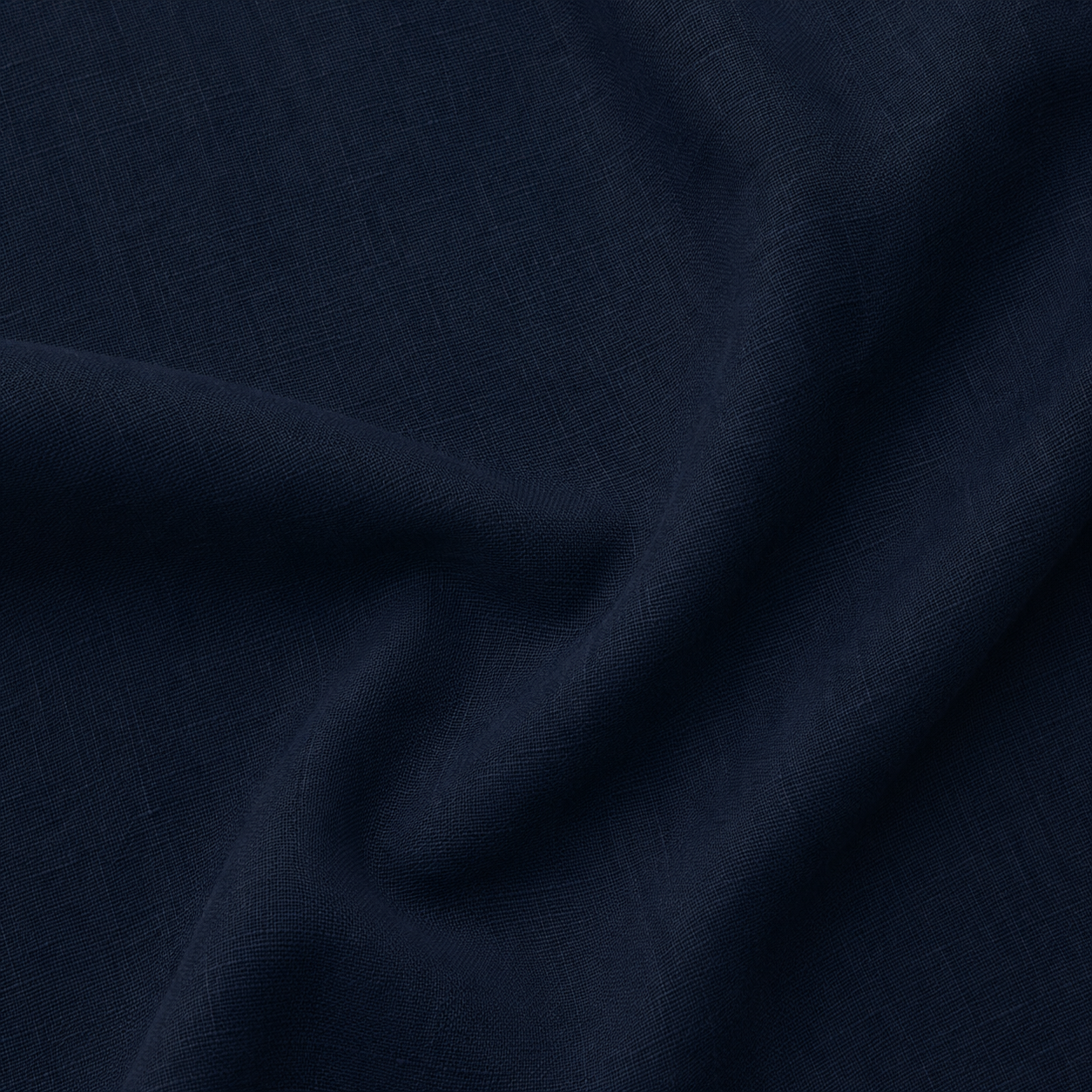 Oversized Dark Navy Linen Shirt