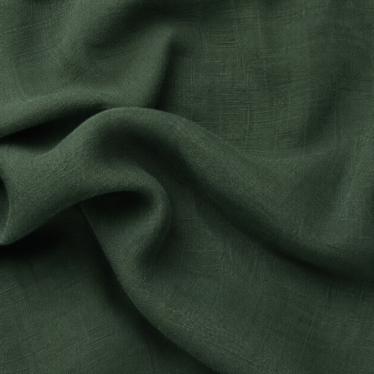 Oversized Green Linen Shirt