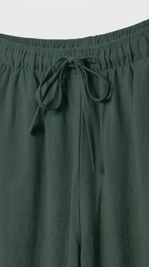 Ease Linen Straight-Leg Trouser
