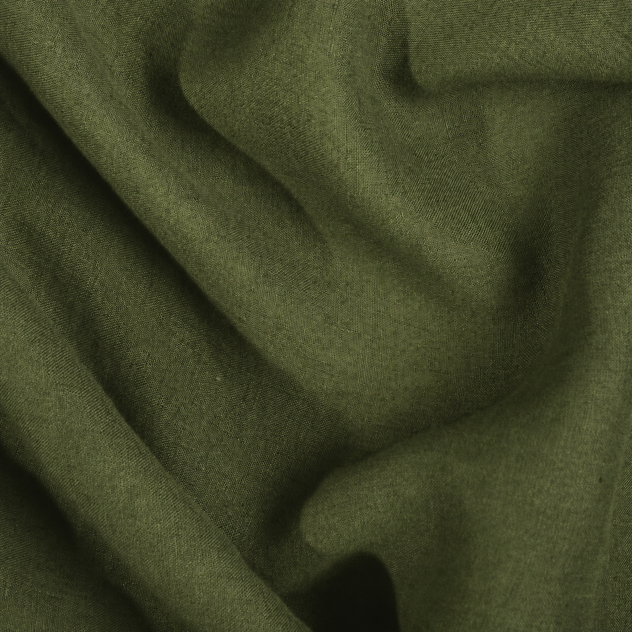 Oversized Olive Linen Shirt