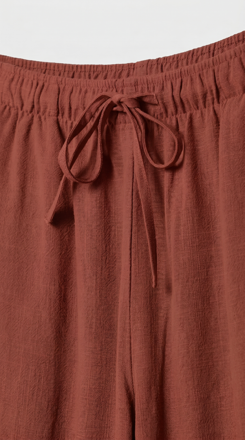 Ease Linen Straight-Leg Trouser