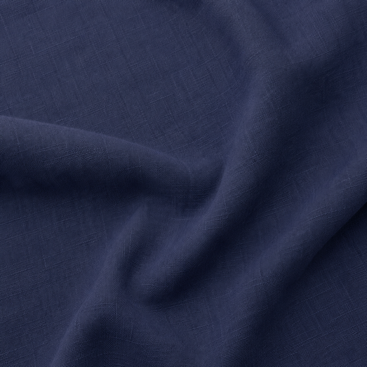 Women's blue oversized linen shirt with button front and dropped shoulders by STATE OF HER