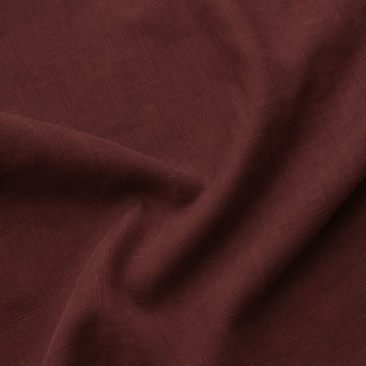 Women's orange red oversized linen shirt with button front and dropped shoulders by STATE OF HER